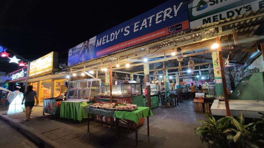 Where to eat in bantayan, none other than the locally recommended meldy's eatery